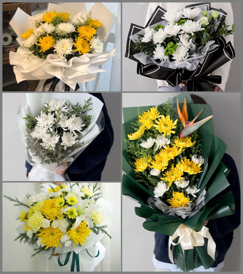 广东中山市五桂山街道石鼓村白事花束代送